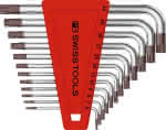 Winkelschraubendreher-,Satz im Kunststoffhalter,12-teilig T6-T45 - PB Swiss Tools