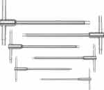 T-Griff-Schraubendreher-,Satz mit Gleitgriff,6-teilig 3-10mm - PB Swiss Tools