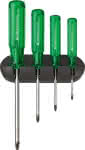 Schraubendreher-Satz,4-teilig PZ,im Wandhalter - Classic PB Swiss Tools