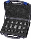Kraft- Steckschlüssel-Satz Torx 1/2" 16-teilig