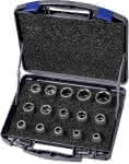 Kraft- Steckschlüssel-Satz 1/2" 15-teilig