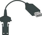 Datenkabel f. USB,Opto HP
