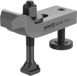 Spanneisen DIN6314V,gekröpft für Nut 22mm,M20x22x160mm - AMF