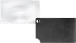 Scheckkartenlupe schwarz,visoPOCKET 2,5x Leder,ESCHENBACH