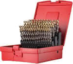 Spiralbohrer Set 6-10mm,x0,1 in A002 in Box,118G Typ N 4xD 41tlg. - Tin Tip A095203 Dormer