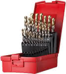 Spiralbohrer Set 1-13mm,x0,5 in A002 in Box,118G Typ N 4xD 25tlg. - Tin Tip A095204 Dormer