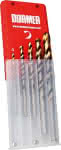 Spiralbohrer Set 4-10mm,x1,0 A002 in Box,118G Typ N 4xD 5tlg. - Tin Tip A08910 Dormer