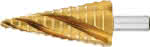 Stufenbohrer HSS TiN,4-fach Spiralnute,6-30mm EXACT