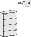 Registr.Schrank PRO Nußba,1536x1000x425,4OH