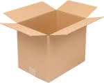 Karton 1-wellig,VE25,,340x240x280mm, C4, Qual.