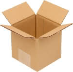 Karton 1-wellig,VE50,,100x100x100mm, Qual. 1.1B