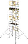 Ein-Personen-Gerüst,Plattform B1200xT600 mm,Plattformhöhe 4,10 m - Arbeitshöhe bis 6,10 m