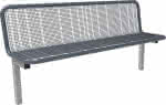 Parkbank SEVILLA,Drahtgitter DB 703,Nutzbreite 1770mm - m.Lehne zum einbetonieren