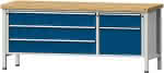 Kombiwerkbank 2000 mm,50mm Mod. 287 V,RAL 7035/5010