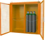 Gasflaschen-Container,GFC-B/W M3,,lackiert, Gelborange