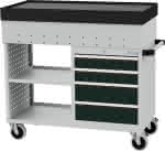 Mobiler Werkstattwagen,m. Teleskop-Abrollrand,,4. Sbl