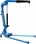 Werkstattkran 1000 kg,V-Gabelträger, klappbar