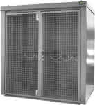 Gasflaschen-Container,GFC-B/W M2,,lackiert, Mausgrau