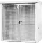 Gasflaschen-Container,GFC-B M1,,lackiert, Grauweiß