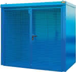 Gasflaschen-Container,GFC-B M3,,lackiert, Lichtblau