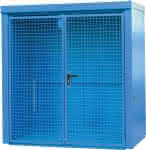 Gasflaschen-Container,GFC-B M1,,lackiert, Lichtblau