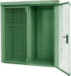Gasflaschen-Container,GFC-B/W M1,,lackiert, Resedagrün