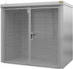 Gasflaschen-Container,GFC-B M3,,lackiert, Mausgrau
