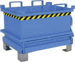 Mini-Klappbodenbehälter,MSB 150,,lackiert, Lichtblau