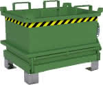 Mini-Klappbodenbehälter,MSB 150,,lackiert, Resedagrün