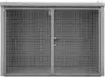 Gasflaschen-Container,GFC-B M4,,lackiert, Mausgrau