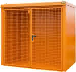 Gasflaschen-Container,GFC-B M3,,lackiert, Gelborange