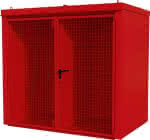 Gasflaschen-Container,GFC-B/W M3,,lackiert, Feuerrot