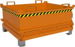 Mini-Klappbodenbehälter,MSB 400,,lackiert, Gelborange