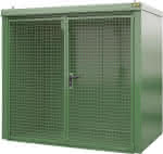 Gasflaschen-Container,GFC-B M3,,lackiert, Resedagrün