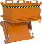 Mini-Klappbodenbehälter,MSB 150,,lackiert, Gelborange