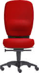 Bandscheibenstuhl,OFFICE rot,bis 120kg 100 % Polyester