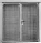 Gasflaschen-Container,GFC-B M1,,lackiert, Mausgrau