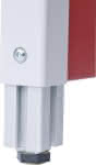 Grundgestell 4-Fuß m.,Klemmfeststellung,1500x600x670-1015 - 1500x600x670-1015