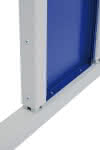 Grundgestell C-Fuß m.,Klemmfeststellung,2000x600x670-1015 - 2000x600x670-1015