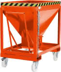 Silowagen Typ RSLF-600,780x1200x1030 mm,Volumen 0,6 m³Korn 3mm - RAL 2004 reinorange