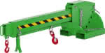 Kranarm Typ RKT-3,6-fach ausziehb.3000kg,5-fach verst. 2260-3760 - RAL 6018 gelbgrün