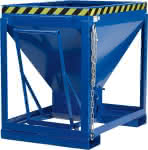 Silowagen Typ RSL-375,780x1200x1030 mm,Volumen 0,37 m³Korn 3mm - RAL 5010 enzianblau