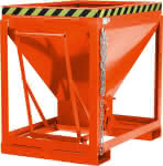Silowagen Typ RSL-600,780x1200x1030 mm,Volumen 0,6 m³Korn 3mm - RAL 2004 reinorange