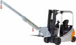 Kranarm Typ RKT-5,6-fach ausziehb.5000kg,5-fach verst. 2260-3760 - verzinkt