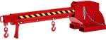 Kranarm Typ RKT-3,6-fach ausziehb.3000kg,5-fach verst. 2260-3760 - RAL 3000 feuerrot