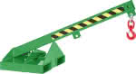 Lastarm Typ RLH-1,1000kg 25° Neigung,max. 1390mm - RAL 6018 gelbgrün