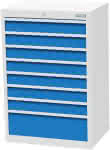 Schubladenschrank T500,680 mm, 8 Sbl. VA