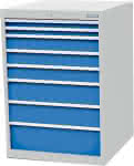 Schubladenschrank T736,705 mm, 8 Sbl. VA