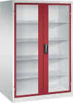 C+P Werkzeugschrank Acur-,ado mit Sichtfenster 4 F-,achböden B1200xT800xH195-