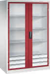 C+P Schwerlast-Flügeltür-,enschrank Acurado 3 Schu-,bl unten 3 Böden B1200xT-